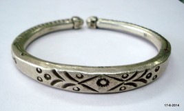 vintage antique tribal old sterling silver Armlet bracelet bangle cuff s... - £393.66 GBP