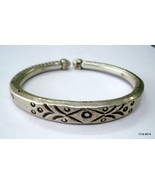 vintage antique tribal old sterling silver Armlet bracelet bangle cuff s... - £395.84 GBP