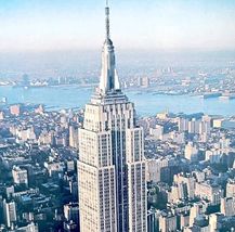 1980s Empire State Building New York City Postcard Continental NYC E86RP3 - €17,16 EUR