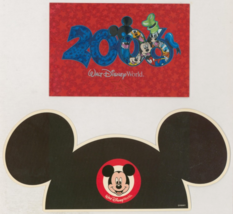2 Walt Disney World Resort Post Cards Mickey Mouse Ears &amp; 2006 / Donald ... - $241.92 MXN