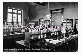 pu1051 - Heckmondwike Grammar School , Chemistry Lab , Yorks - print 6x4 - $2.80