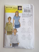 Butterick B5538 Sewing Patterns Sizes XXL-6X Button Up Blouse Top Uncut 2010 - $9.49