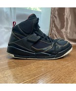 Nike Air Jordan Flight Sneaker Mens 12 Black Mid High 2010 Work Shoe 384... - £30.20 GBP