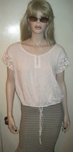 Vintage Women&#39;s Ladies American Eagle Outfitters White Crop Top - $19.99