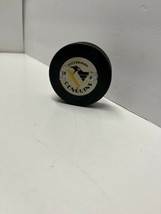 Pittsburgh Penguins Official NHL Logo Trench MFG Czechoslovakia Hockey Puck - $19.79