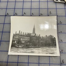 Vintage Photograph 1940s? Moselle River Metz Cathedral Maybe - $217.15 MXN
