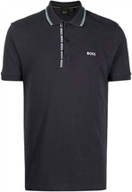 Hugo Boss Mens Paule Short Sleeve Pique Cotton Polo Shirt for Men - $97.00