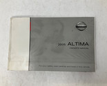 2005 Nissan Altima Owners Manual OEM L04B43004 - $31.49