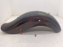 Harley Davidson Dyna Fxdwg Wide Glide Rear Fender 100TH Numbered Flame Paint - $503.96