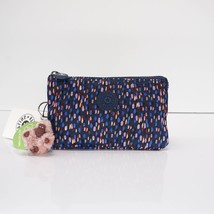 Kipling Creativity L Large Accessory Pouch AC3439 Polyester Party Dots $39 NWT - £26.33 GBP