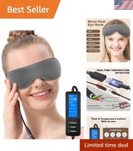 Adjustable Heated Eye Mask with Type-C Control for Soothing Eye Care - D... - $43.50