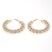 Go2Boho Statement Acrylic Earrings For Women Jewellery 2021 Fashion New Hoop Ear - £6.73 GBP