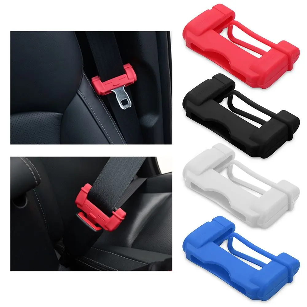 Universal Car Seat Belt Buckle Clip Protector Silicone Interior Button Case - $10.24+