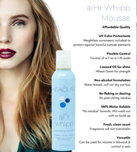 Healium Hair aiHr Whipp Mousse, 9 oz image 2