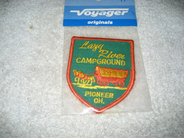  Vintage Lazy River Campground Camping Patch Pioneer Ohio - £7.78 GBP