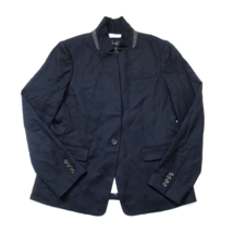 NWT J.Crew Regent Blazer in Navy Wool Flannel Single Button Jacket 14 $198 - £74.15 GBP