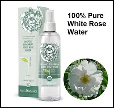 Organic Bulgarian White Rose Water ( Rosa Alba ) 100 ml Alteya - $9.89
