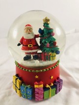 Santa Claus Musical Water Globe Snow &quot;We Wish You a Merry Christmas&quot;  - £22.15 GBP