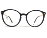 Etro Eyeglasses Frames ET2619 001 Black Gold Paisley Round Full Rim 52-1... - $65.36