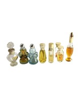 Lot 8 Vintage Cologne Perfume Avon Glass All Different Kinds Timeless Empty - $32.86