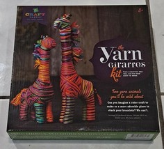 NEW The Yarn Giraffes Kit (Makes 2) Craft Tastic Arts/Crafts Fun DIY Sealed Box - £8.78 GBP