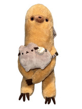 GUND Pusheen &amp; Sloth Adorable Huggable Super Soft Plush 2 in 1 Toy Kids Gift NWT - £23.94 GBP