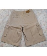 Vintage Ralph Lauren POLO Jeans Co Cargo SHORTS Khacki Bermuda UNI Youth 16 - $410.57 MXN