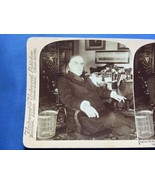 C.1900 President William McKinley Stereoview Card WHITE HOUSE  Republican - £20.28 GBP