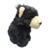 Vintage 1980 Dakin Pillow Pets Black Teddy Bear Plush Stuffed Animal Toy 8"  - $10.95