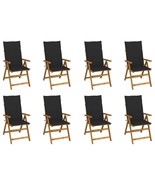 Garden Chair Set of 8 Wooden Brown - $19,900.66 MXN