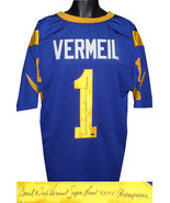Dick Vermeil signed Blue TB Custom Stitched Pro Style Football Jersey w/... - £67.74 GBP