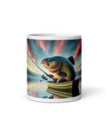 Funny Fishing Mug – Fish in a Boat – Coffee Cup for Anglers - $11.00+