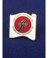 Gold Rush To Nagano ‘98 Canadian Speed Skating Pin - $13.49 CAD