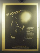 1974 Fender Electric Bass Ad - The world's favorite performers appear - $18.49