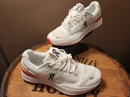 Size 13.0 - ON Mens THE ROGER Pro Tennis Shoes White/ Orange - $147.51