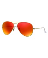 Brand New in the box RAY BAN  RB3025 112/69 Large Aviators Gold w/red fl... - $270.79 CAD