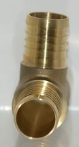 Zurn QQT766GX 1-1/2 X 1-1/4 By 1-1/4 Inch Barbed Reducing Brass Tee image 3