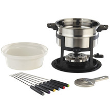 Edge Design 3-in-1 Stainless Steel Fondue Set with Guide - $157.15 CAD