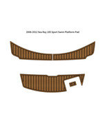 2008-2012 Sea Ray 185 Sport Swim Platform Pad Boat EVA Foam Teak Deck Fl... - £235.51 GBP