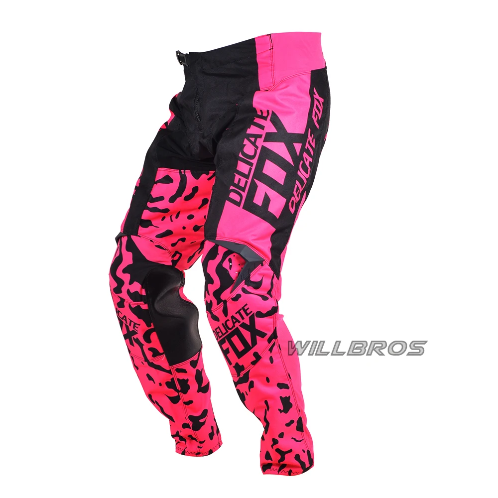 Delicate  180 Pants Pink Motocross Racing Trousers MX BMX MTB Downhill Dirt Bike - £272.48 GBP