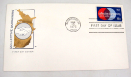 Collective Bargaining FDC Farnam Cachet 1st Day Issue Washington DC 1975 - £1.19 GBP