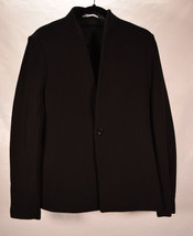 Zara Mens Knit Black Blazer One Button Jacket S NWT - £62.27 GBP