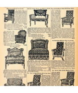 1969 Overstuffed Parlor Chairs 1901 Repro Advertisement Sears Furniture ... - €21,46 EUR 1969 Overstuffed Parlor Chairs 1901 Repro Advertisement Sears Furniture ... - €21,46 EUR