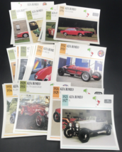 Lot of 40 Vintage Alfa Romeo Italian Atlas Editions Classic Cars Info Spec Cards - £9.57 GBP