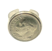 Funny Gag DIME-IN-RING Hillbilly Fake Engagement Ring Novelty Joke RED H... - $10.42