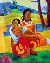 16x20 inches Rep. Paul Gauguin  stretched Oil Painting Canvas Art Wall Decor 101 - $60.00