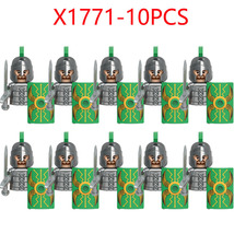 10PCS Military Building Blocks Medieval Times Roman Solider Figures X1771 - £19.27 GBP