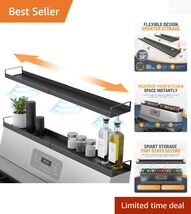 Detachable Over Stove Shelf for Spices – 16-30 Inches, Rust Resistant De... - $44.50