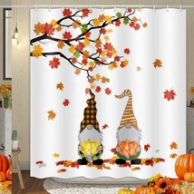 Fall Pumpkin Gnomes Shower Curtain 69x70 Inches - $54.44