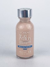 LOreal True Match Super Blendable Makeup C2 Natural Ivory 1 Fluid Oz - $14.46